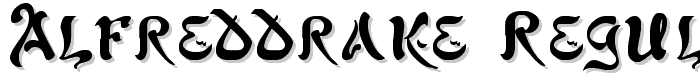 AlfredDrake Regular font